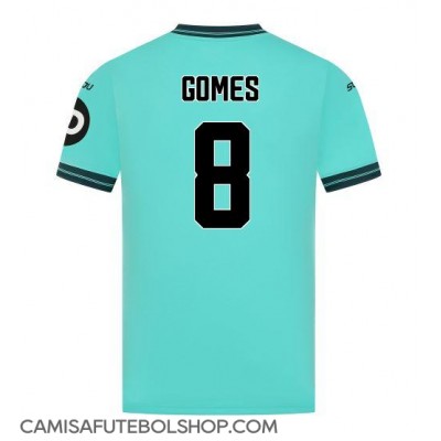 Camisa de time de futebol Wolves Joao Gomes #8 Replicas 2º Equipamento 2025-26 Manga Curta Camisa de time de futebol Wolves Joao Gomes #8 Replicas 2º Equipamento 2025-26 Manga Curta